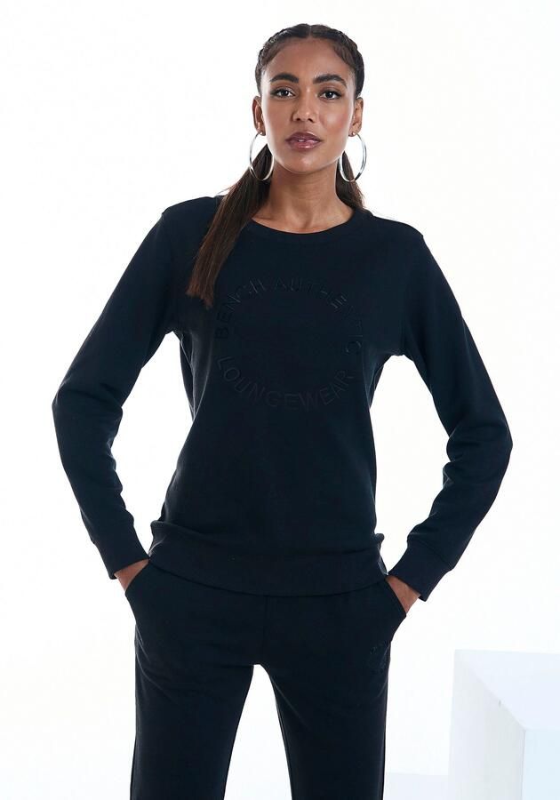 Bench. Loungewear Sweatshirt Met geborduurd logo met ronde logostiksel loungewear - Foto 4