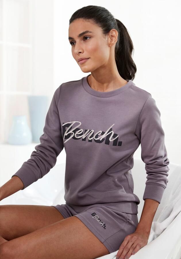 Bench. Loungewear Sweatshirt met logoprint en borduurwerk loungepak - Foto 5