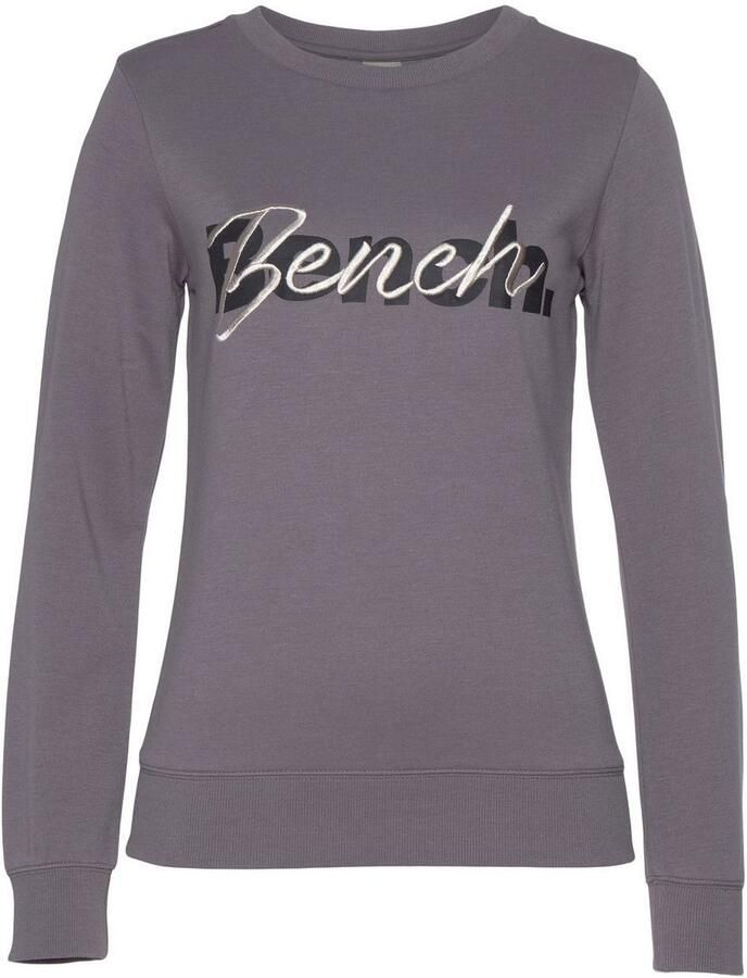 Bench. Loungewear Sweatshirt met logoprint en borduurwerk loungepak