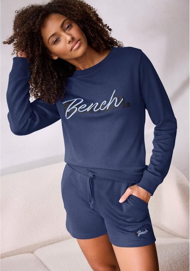 Bench. Loungewear Sweatshirt met logoprint en borduurwerk loungepak - Foto 5