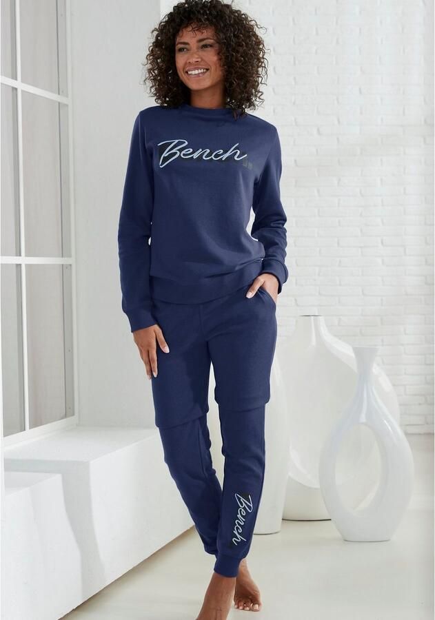 Bench. Loungewear Sweatshirt met logoprint en borduurwerk loungepak - Foto 6