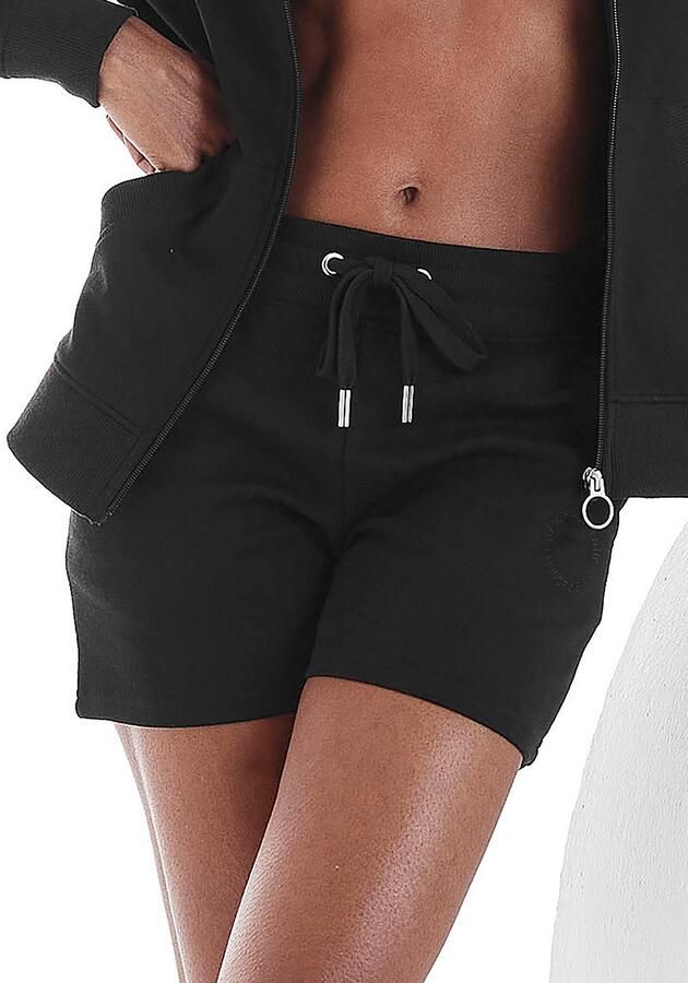 Bench. Loungewear Sweatshort Met geborduurd logo met logostiksel en zijzakken loungewear - Foto 3