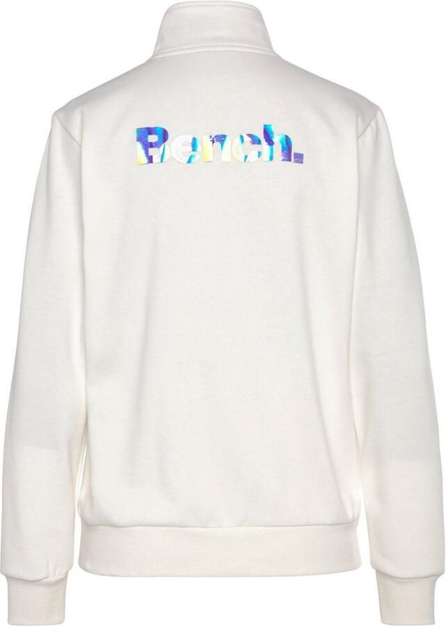 Bench. Loungewear Sweatvest -lounge jas Loungejack met staande kraag en glanzende logoprint loungewear - Foto 2