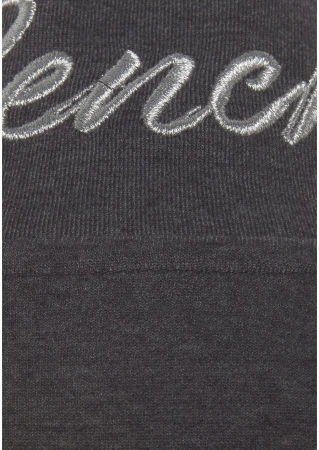 Bench. Loungewear Sweatvest lounge jas met glanzende logostiksel op de staande kraag loungewear - Foto 2