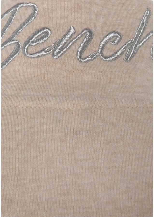 Bench. Loungewear Sweatvest lounge jas met glanzende logostiksel op de staande kraag loungewear - Foto 5