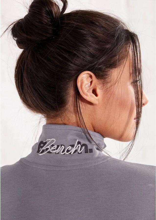 Bench. Loungewear Sweatvest met geborduurd staande kraag loungepak (1-delig) - Foto 3