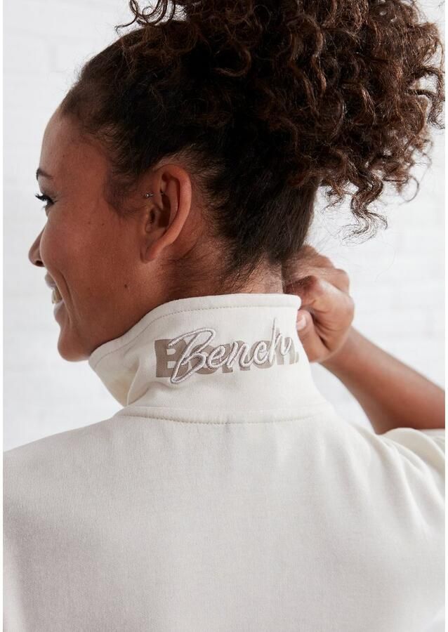 Bench. Loungewear Sweatvest met geborduurd staande kraag loungepak (1-delig) - Foto 2