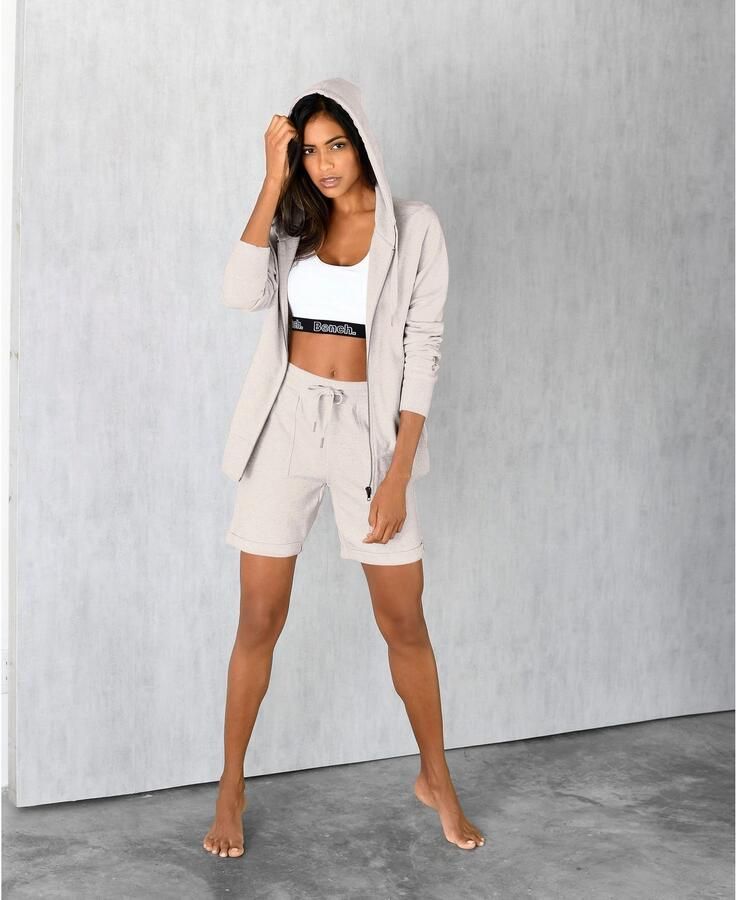 Bench. Loungewear Sweatvest met zakken en rits loungepak