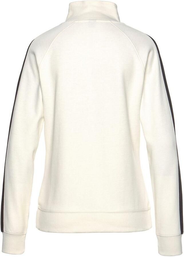 Bench. Loungewear Sweatvest met zijstrepen en staande kraag loungewear