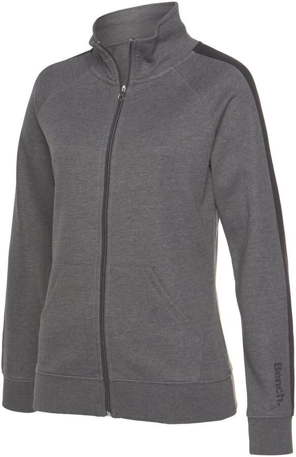 Bench. Loungewear Sweatvest met zijstrepen en staande kraag loungewear - Foto 4