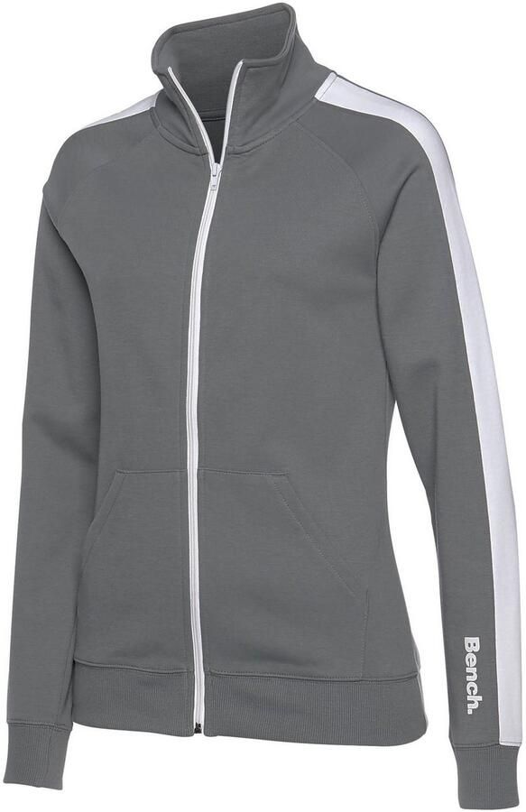 Bench. Loungewear Sweatvest met zijstrepen en staande kraag loungewear - Foto 3