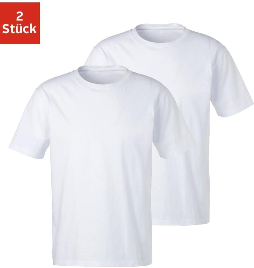 Bench. Loungewear T-shirt Basic in uni (Set van 2) - Foto 5