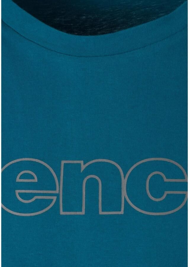 Bench. Loungewear T-shirt met logoprint basic shirt met ronde hals van 100% katoen (2-delig) - Foto 2