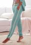 Bench. Relaxbroek met gestreepte tailleband en glansprint loungewear loungepak - Thumbnail 1