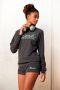 Bench. Sweatshirt met logo-borduurwerk loungepak - Thumbnail 1