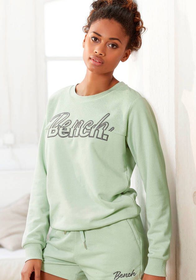 Bench. Sweatshirt met logo-borduurwerk loungepak