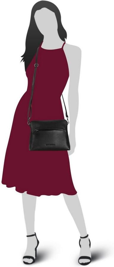 Betty Barclay Schoudertas echt leder - Foto 5