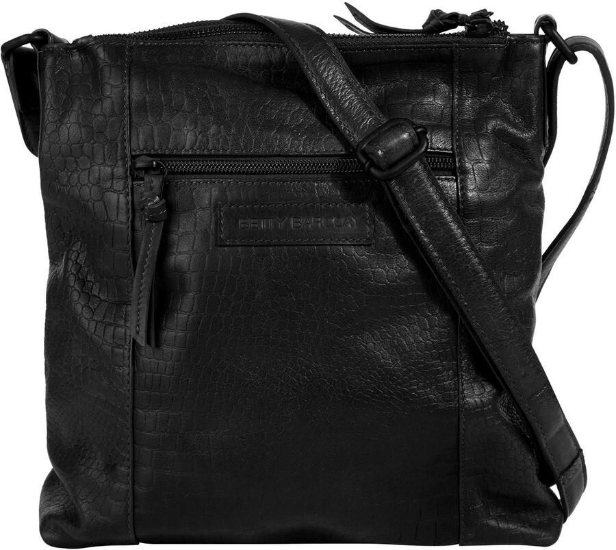 Betty Barclay Schoudertas echt leder