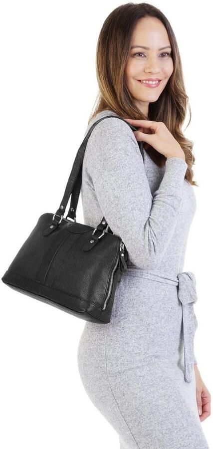 Betty Barclay Schoudertas echt leder - Foto 3