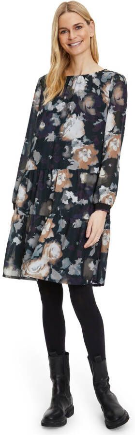 Betty Barclay Knielange jurk met bloemenmotief