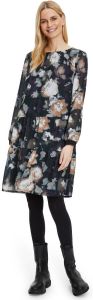 Betty Barclay Knielange jurk met bloe motief