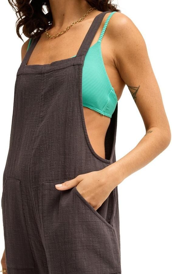 Billabong Pacific Time Jumpsuit Black Dames