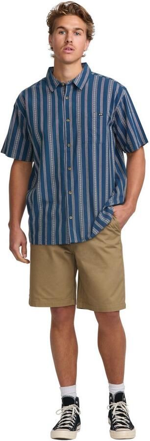 Billabong Overhemd met korte mouwen Sundays Jacquard - Foto 4
