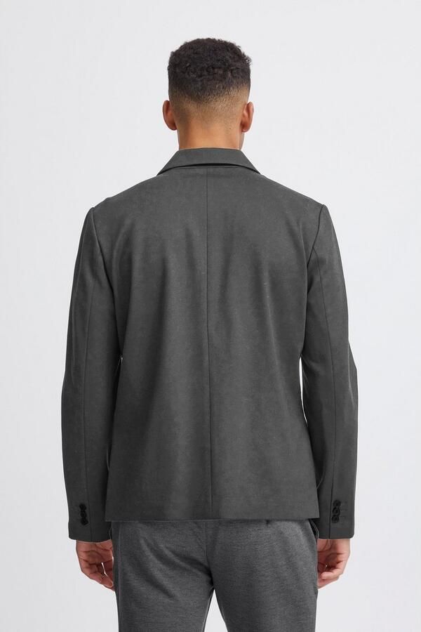Blend gemêleerd regular fit colbert BHLANGFORD charcoal mix - Foto 5