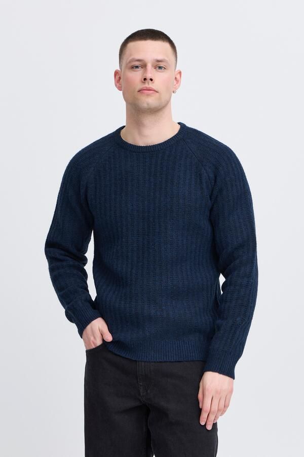 Blend Gebreide pullover met ronde hals model 'DEXTER' - Foto 6