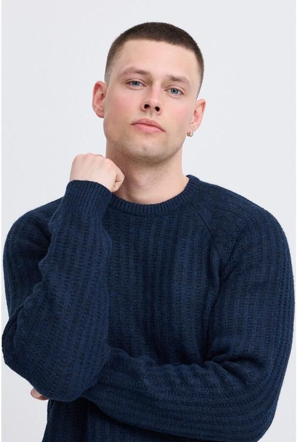 Blend Gebreide pullover met ronde hals model 'DEXTER' - Foto 2