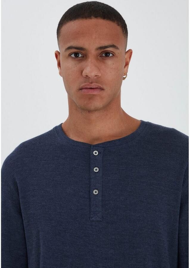 Blend Shirt met lange mouwen en knoopsluiting - Foto 3