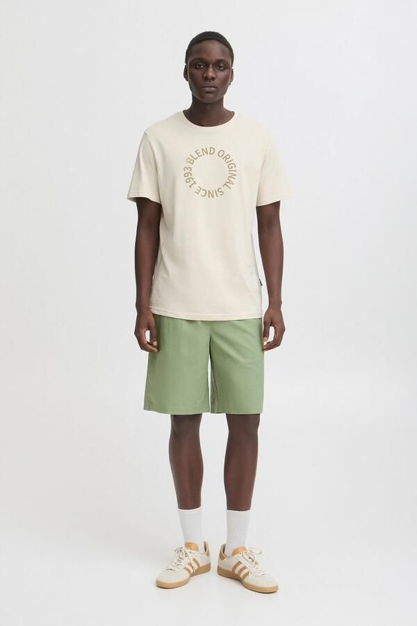 Blend Regular fit sweatshorts van linnenmix model 'BAY' - Foto 6