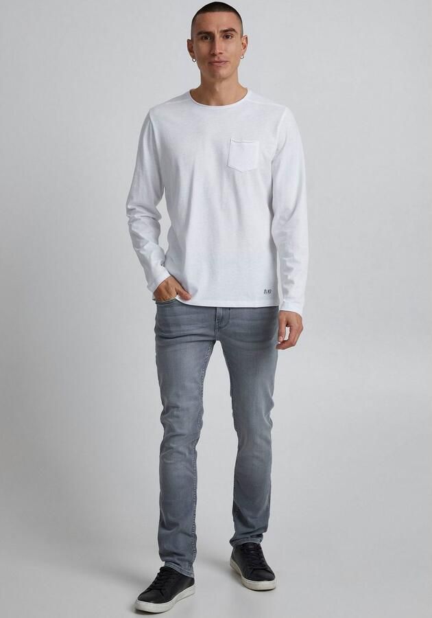 Blend Slim fit jeans met labelpatch model 'Jet' - Foto 8