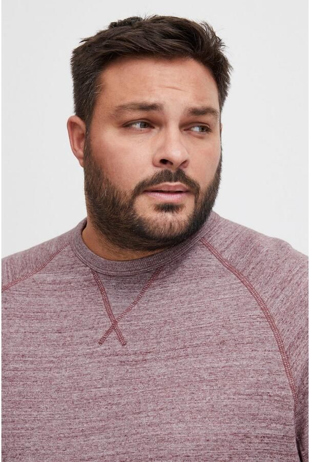 Blend Big gemêleerde sweater BHAlton Plus Size wine red - Foto 8