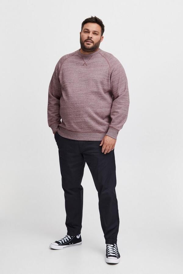 Blend Big gemêleerde sweater BHAlton Plus Size wine red - Foto 7