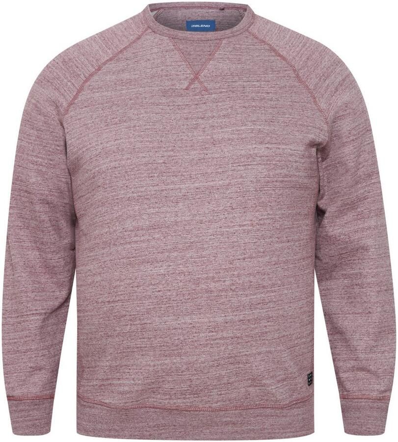 Blend Big gemêleerde sweater BHAlton Plus Size wine red - Foto 6