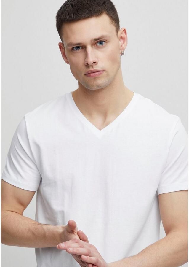 Blend basic T-shirt (set van 2) wit - Foto 4