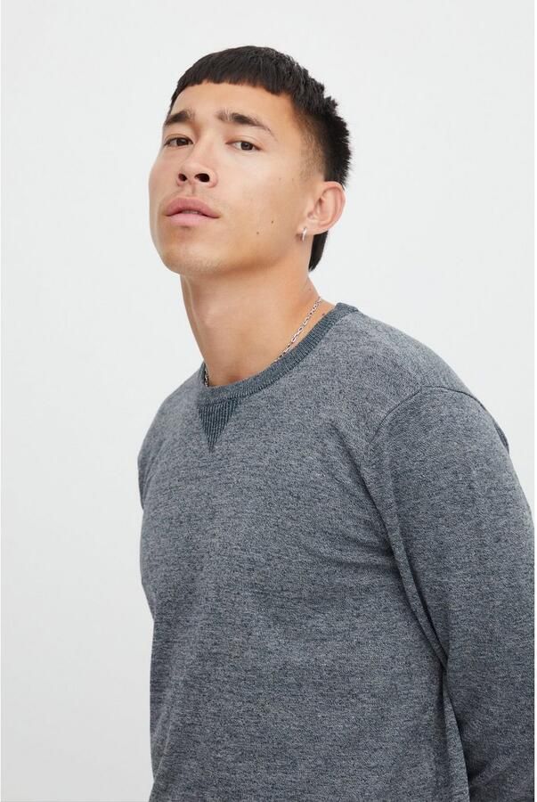 Blend gemêleerde fijngebreide trui BHBruton dress blues - Foto 3