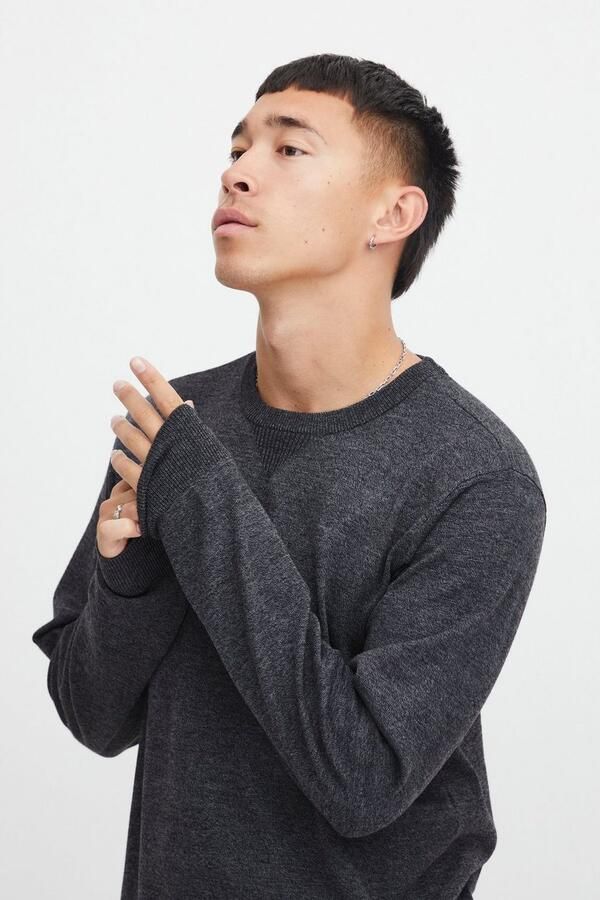 Blend Gebreide pullover met ronde hals model 'Bruton' - Foto 4