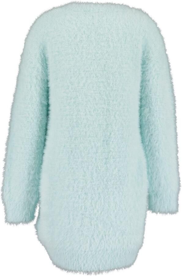 Blue Seven Gebreide jurk in bouclé-look en met geweldige pailletten-vlinders - Foto 2