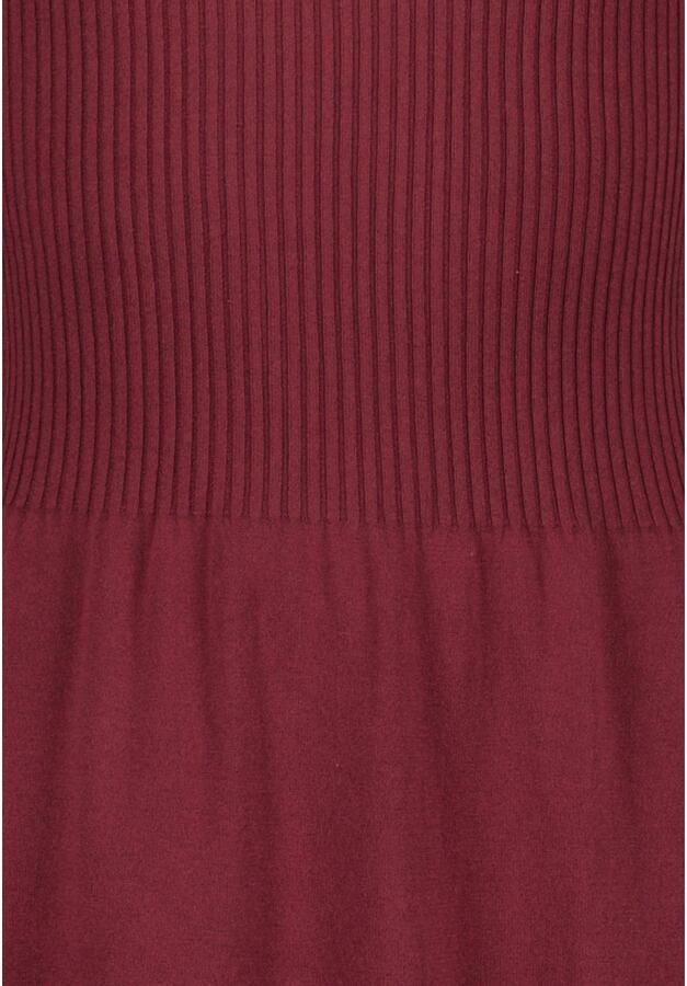 Blue Seven Gebreide jurk in geweldig ribbreisel met hoog viscosegehalte