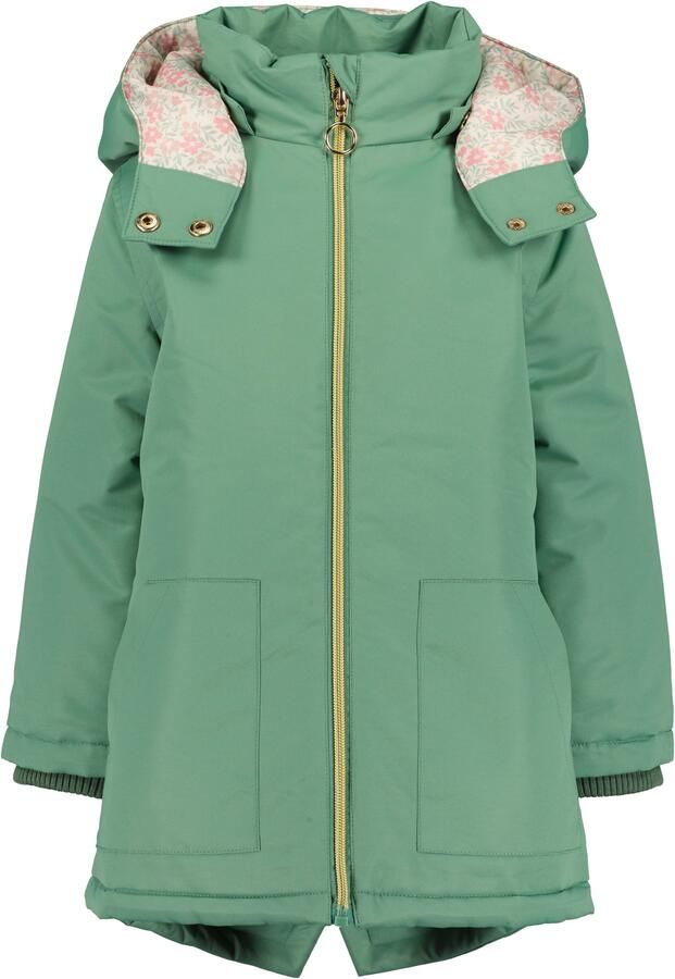 Blue Seven Outdoorjack met grote afneembare capuchon en windstopper chetten - Foto 2