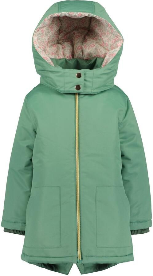 Blue Seven Outdoorjack met grote afneembare capuchon en windstopper chetten