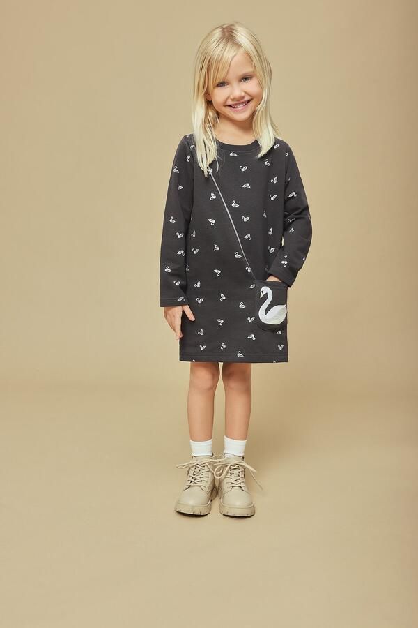 Blue Seven Sweatjurk in subtiele a-lijn en met geweldige pailletten-details - Foto 3