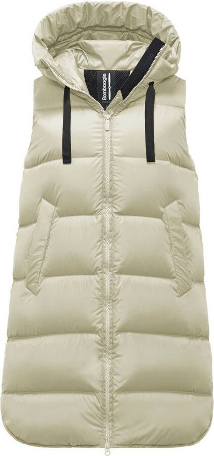 BomBoogie Gerecyclede Nylon Venice Donsvest Extra Warm en Zacht Green Dames