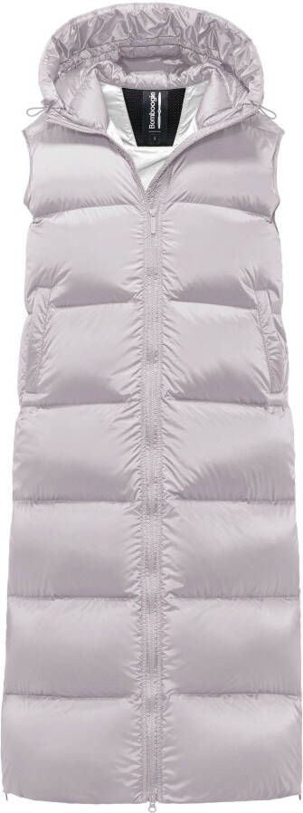 Bomboogie Donzen bodywarmer lange bodywarmer met hoog donsaandeel