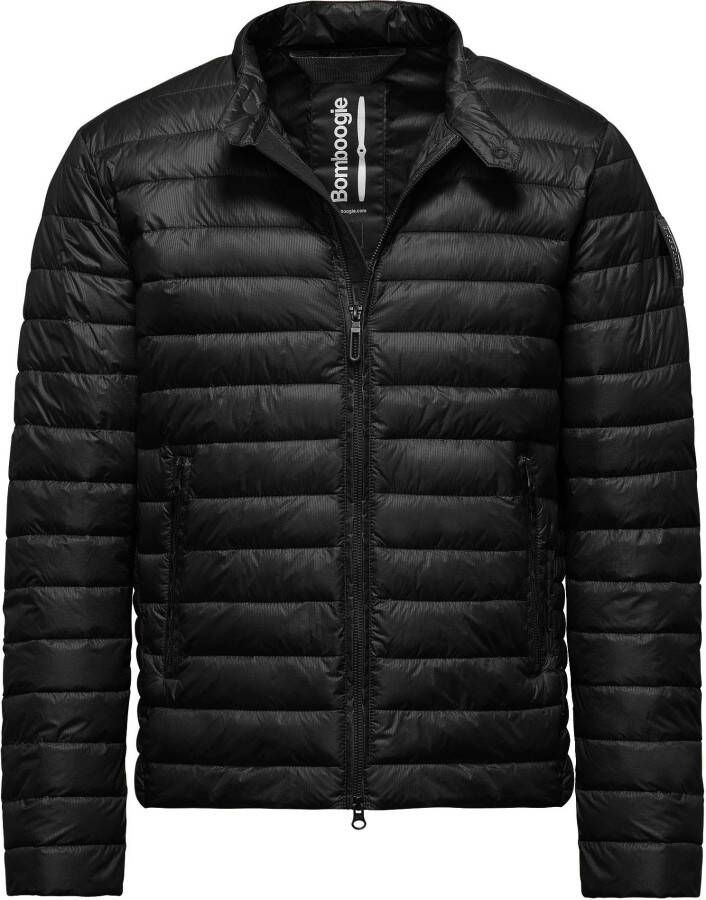 BomBoogie Micro-Ripstop Nylon Jacket with Synthetic Padding Zwart Heren