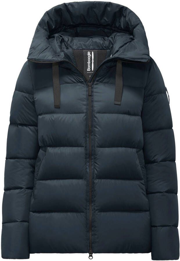 BomBoogie Rome Jacket Gewatteerde jas van gerecycled nylon Blauw Dames
