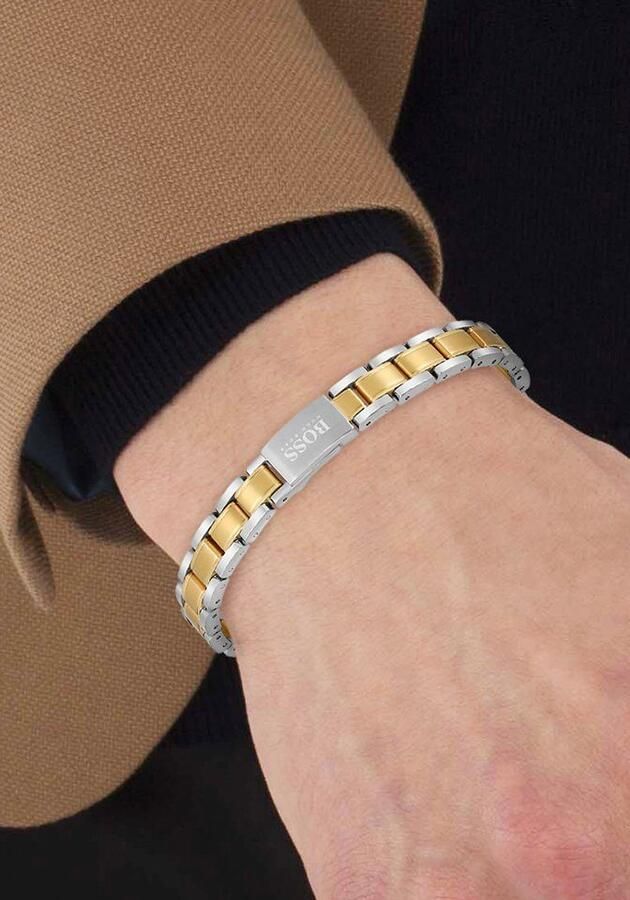 Boss Armband Sieraad roestvrij staal armbanden schakelketting METAL LINK