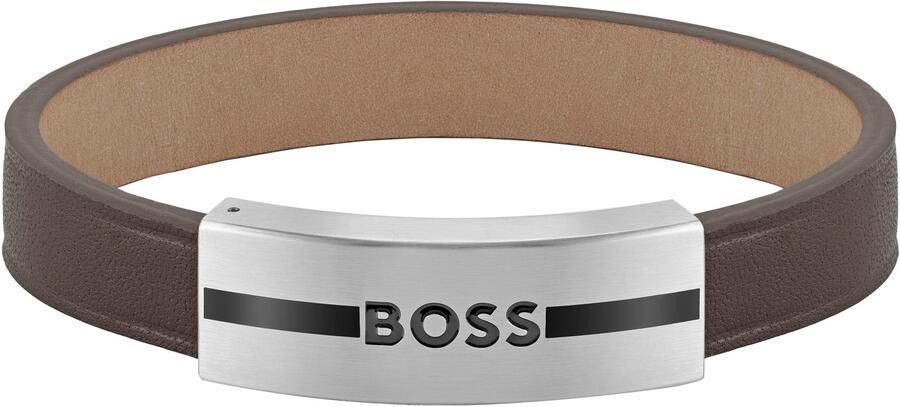 Boss Armband Sieraden roestvrij staal armbanden leren armband LUKE voor hoodie shirt jeans sneakers ondergoed hugo orange!